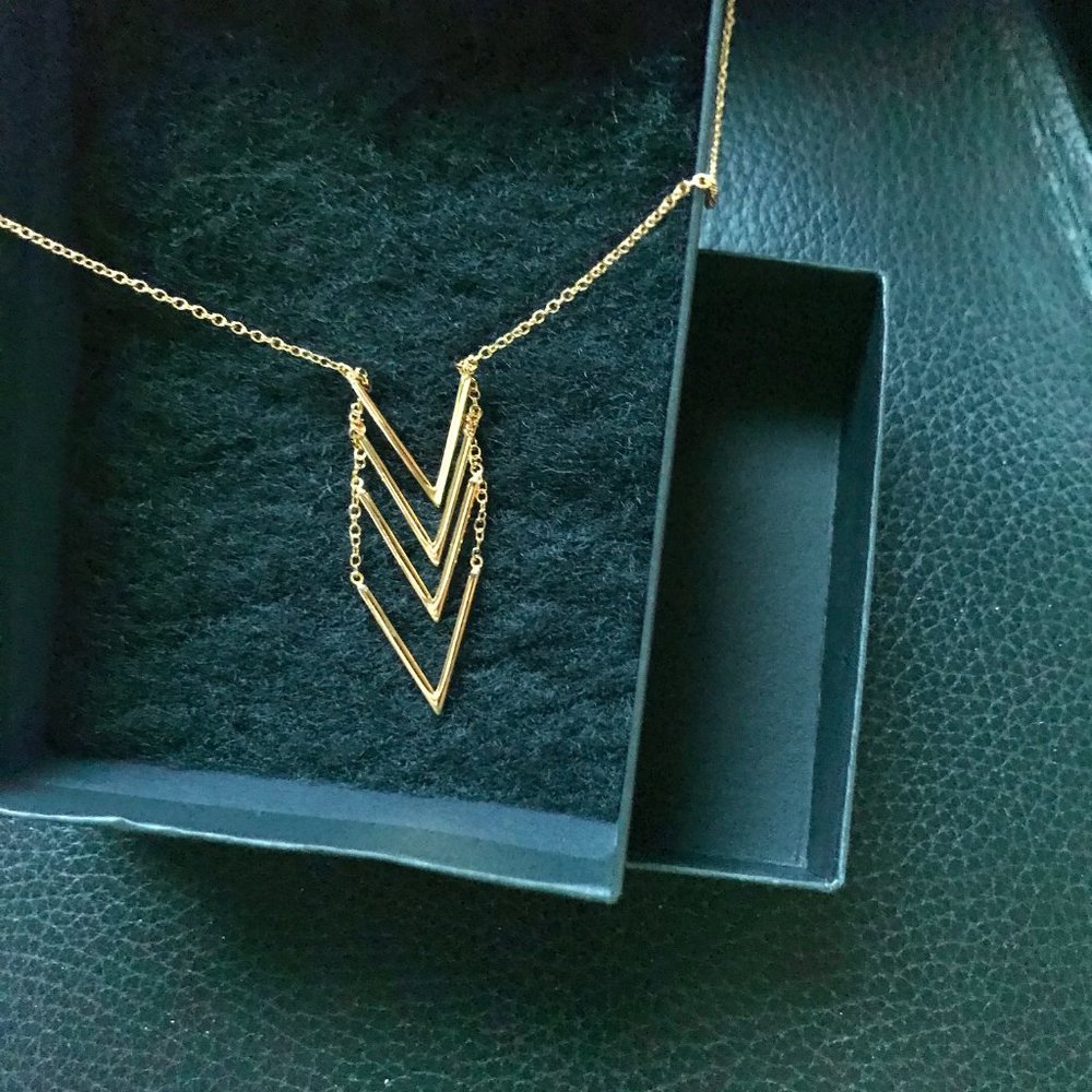 NEW GORJANA NECKLACE GOLD